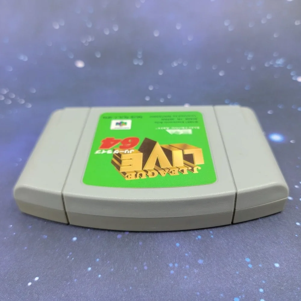 J. League Live 64 (Nintendo 64) JAPANESE Video Game 0706